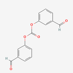 molecular formula C15H10O5 B14003578 Bis(3-formylphenyl) carbonate CAS No. 70258-75-2