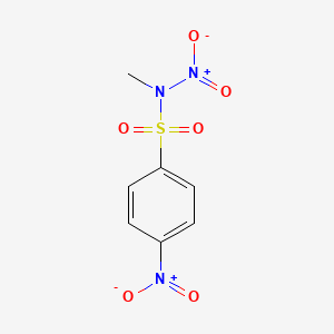 molecular formula C7H7N3O6S B14003634 N-methyl-N,4-dinitrobenzenesulfonamide CAS No. 86674-15-9