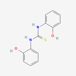 molecular formula C13H12N2O2S B14003669 1,3-Bis(2-hydroxyphenyl)thiourea CAS No. 5442-42-2