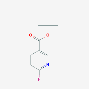 molecular formula C10H12FNO2 B1400369 叔丁基6-氟烟酸酯 CAS No. 676560-01-3