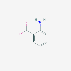 molecular formula C7H7F2N B1400374 2-(Difluoromethyl)aniline CAS No. 67272-07-5
