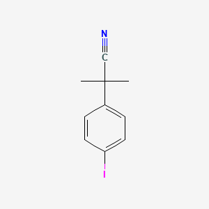 2-(4-Iodophenyl)-2-methylpropanenitrile