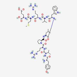 molecular formula C63H97N17O14S B14003800 BDC2.5 mimotope 1040-31 