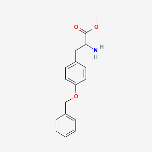 molecular formula C17H19NO3 B14003841 Methyl 2-amino-3-(4-phenylmethoxyphenyl)propanoate CAS No. 908066-33-1