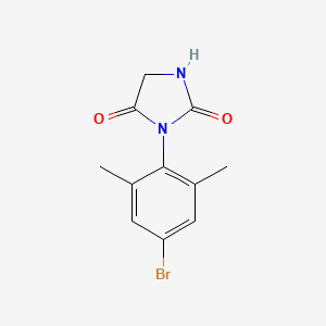 molecular formula C11H11BrN2O2 B1400387 3-(4-Bromo-2,6-dimethyl-phenyl)-imidazolidine-2,4-dione CAS No. 1253928-58-3