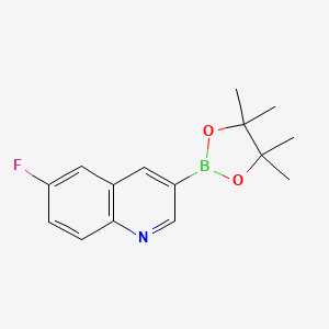 6-Fluoro-3-(4,4,5,5-tetramethyl-1,3,2-dioxaborolan-2-yl)quinoline