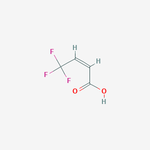 molecular formula C4H3F3O2 B14003948 (Z)-4,4,4-trifluorobut-2-enoic acid 