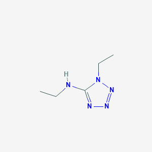molecular formula C5H11N5 B14003956 n,1-Diethyl-1h-tetrazol-5-amine CAS No. 89126-05-6