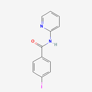 molecular formula C12H9IN2O B14003970 4-iodo-N-(pyridin-2-yl)benzamide 