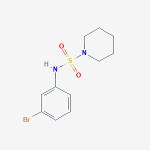 molecular formula C11H15BrN2O2S B14004093 n-(3-Bromophenyl)piperidine-1-sulfonamide CAS No. 5433-46-5