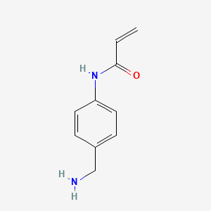 molecular formula C10H12N2O B14004108 N-(4-(aminomethyl)phenyl)acrylamide 