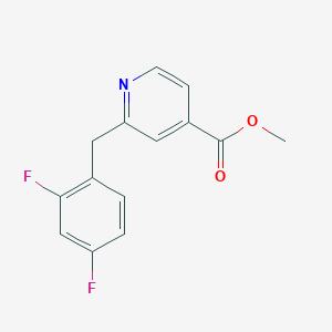 Methyl 2-(2,4-difluorobenzyl)isonicotinate
