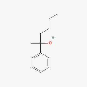molecular formula C12H18O B14004269 2-Hexanol, 2-phenyl- CAS No. 4396-98-9
