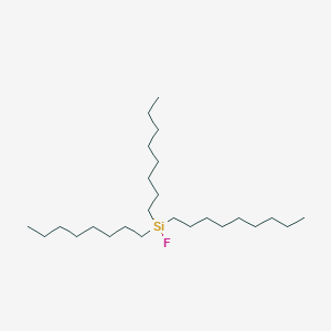 molecular formula C25H53FSi B14004285 Fluoro(nonyl)dioctylsilane CAS No. 6304-51-4