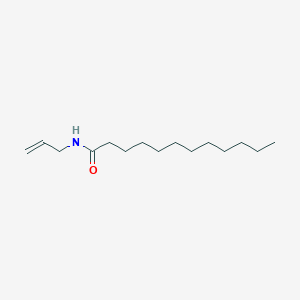 molecular formula C15H29NO B14004288 N-2-Propen-1-yldodecanamide 