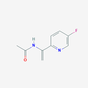 molecular formula C9H9FN2O B1400432 N-(1-(5-氟吡啶-2-基)乙烯基)乙酰胺 CAS No. 905587-18-0