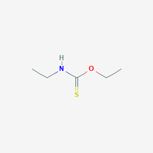 molecular formula C5H11NOS B14004320 Ethylthiourethan CAS No. 998-98-1