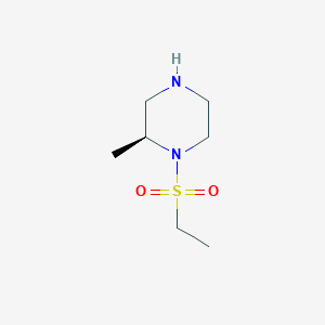 molecular formula C7H16N2O2S B1400434 (2S)-1-(ethanesulfonyl)-2-methylpiperazine CAS No. 1225062-96-3