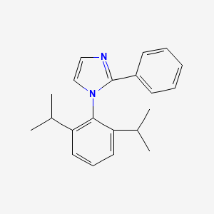 molecular formula C21H24N2 B1400446 1-(2,6-Diisopropylphenyl)-2-phenyl-1H-imidazole CAS No. 914306-50-6
