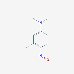molecular formula C9H12N2O B14004460 n,n,3-Trimethyl-4-nitrosoaniline CAS No. 29785-93-1