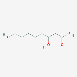molecular formula C8H16O4 B14004503 3,8-Dihydroxyoctanoic acid CAS No. 692-15-9