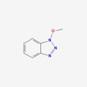 molecular formula C7H7N3O B14004547 1-Methoxybenzotriazole CAS No. 22713-34-4