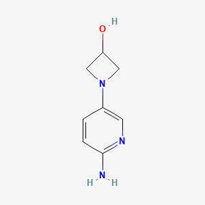 1-(6-Aminopyridin-3-yl)azetidin-3-ol