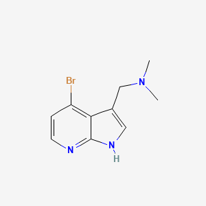 1H-Pyrrolo[2,3-b]pyridine-3-methanamine, 4-bromo-N,N-dimethyl-