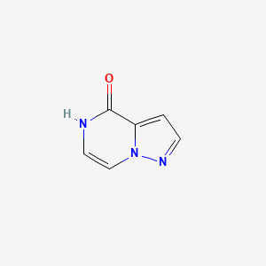 molecular formula C6H5N3O B1400472 Pyrazolo[1,5-a]pyrazin-4(5h)-one CAS No. 1301714-00-0