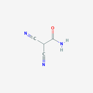 molecular formula C4H3N3O B14004775 Bis-cyanoacetamide CAS No. 65889-64-7