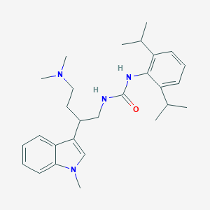 N-(2,6-Bis(1-methylethyl)phenyl)-N'-(4-(dimethylamino)-2-(1-methyl-1H-indol-3-yl)butyl)urea