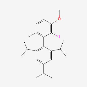 2-Iodo-2',4',6'-triisopropyl-3-methoxy-6-methyl-1,1'-biphenyl