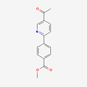 4-(5-Acetyl-pyridin-2-yl)-benzoic acid methyl ester