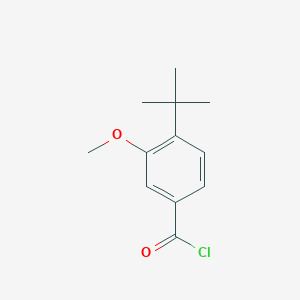4-Tert-butyl-3-methoxybenzoyl chloride