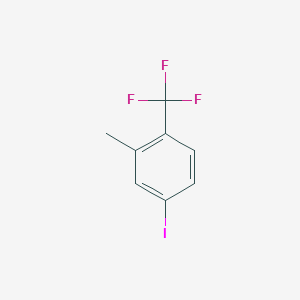 molecular formula C8H6F3I B1400498 4-Iodo-2-methyl-1-(trifluoromethyl)benzene CAS No. 930599-57-8