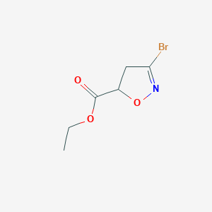Ethyl 3-bromo-4,5-dihydroisoxazole-5-carboxylate