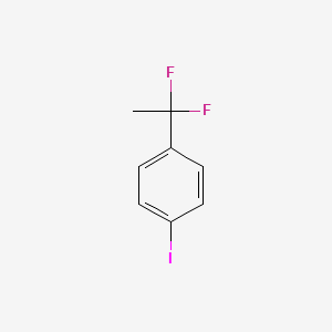 molecular formula C8H7F2I B1400510 1-(1,1-Difluoroethyl)-4-iodobenzene CAS No. 1142924-89-7
