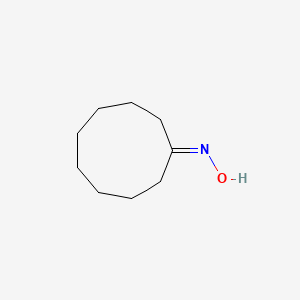 molecular formula C9H17NO B14005108 Cyclononanone, oxime CAS No. 2972-02-3