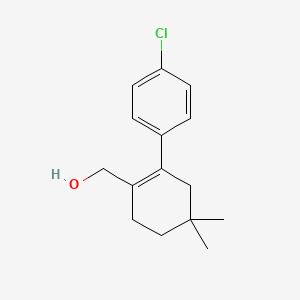 molecular formula C15H19ClO B1400525 (2-(4-氯苯基)-4,4-二甲基环己-1-烯基)甲醇 CAS No. 1228780-51-5