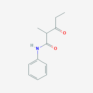 molecular formula C12H15NO2 B14005290 2-methyl-3-oxo-N-phenyl-pentanamide CAS No. 5659-18-7