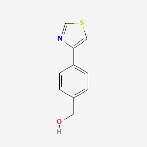 molecular formula C10H9NOS B1400533 (4-(Thiazol-4-yl)phenyl)methanol CAS No. 1187450-90-3