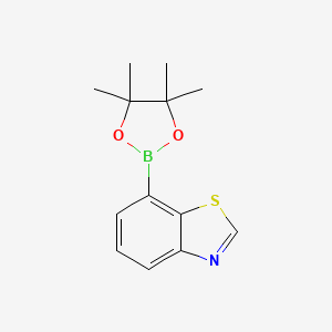 7-(4,4,5,5-Tetramethyl-1,3,2-dioxaborolan-2-YL)benzo[D]thiazole