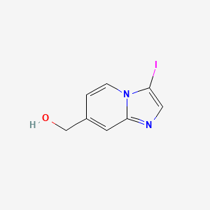 (3-Iodoimidazo[1,2-A]pyridin-7-YL)methanol