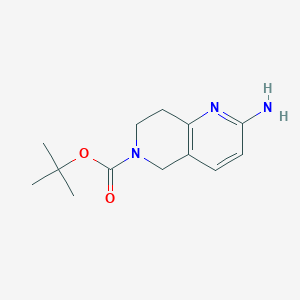 tert-Butyl 2-Amino-7,8-dihydro-1,6-naphthyridine-6(5H)-carboxylate
