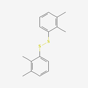 molecular formula C16H18S2 B14005685 Disulfide, bis(2,3-dimethylphenyl) CAS No. 55990-91-5