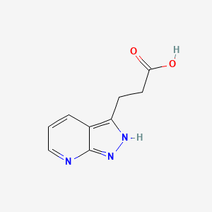 3-(1H-pyrazolo[3,4-b]pyridin-3-yl)propanoic acid