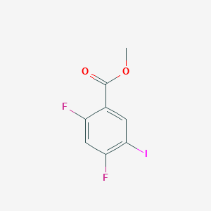 molecular formula C8H5F2IO2 B1400576 Methyl 2,4-difluoro-5-iodobenzoate CAS No. 1113050-16-0