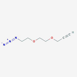 molecular formula C7H11N3O2 B1400588 Azido-PEG2-propargyl CAS No. 1245006-63-6
