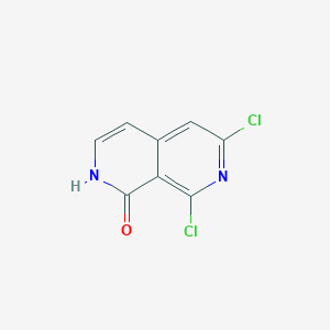 molecular formula C8H4Cl2N2O B1400592 6,8-Dichloro-2,7-naphthyridin-1(2H)-one CAS No. 950746-21-1