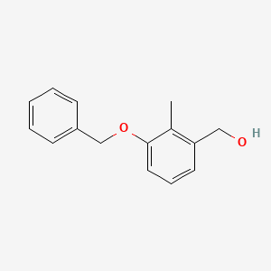 molecular formula C15H16O2 B1400595 (3-Benzyloxy-2-methyl-phenyl)-methanol CAS No. 918524-13-7